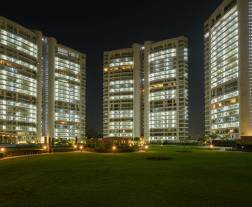 Krrish-Provence-Estate-Towers-View-Night